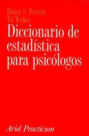 Portada de Dicc. de estadistica para psicologos