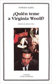 Portada de Quien teme a virginia woolf