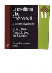 Portada de La enseñanza y los profesores II