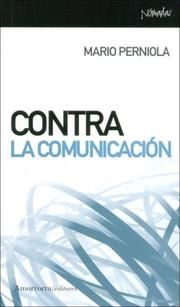 Portada de Contra la comunicacion