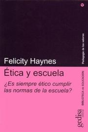 Portada de Etica y escuela