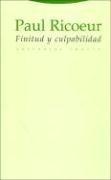 Portada de Finitud y culpabilidad