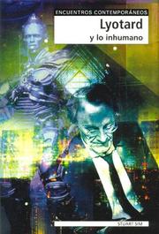 Portada de Lyotard y lo inhumano