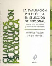 Portada de Evaluacion psicologica en la seleccion de pe