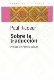 Portada de Sobre la traduccion