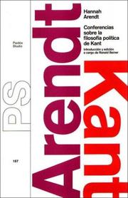 Portada de Conferencia sobre la filosofia politica de k