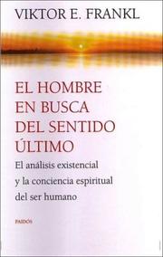 Portada de El hombre en busca del sentido ultimo