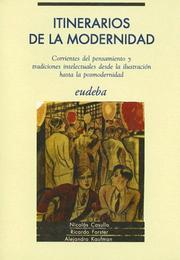 Portada de Itinerarios de la modernidad