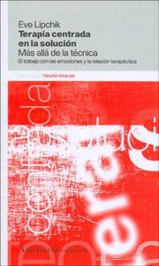 Portada de Terapia centrada en la solucion