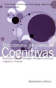 Portada de Diccionario de ciencias cognitivas