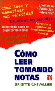Portada de Como leer tomando notas