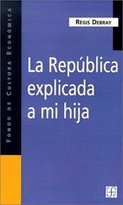 Portada de La republica explicada a mi hija