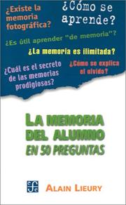 Portada de La memoria del alumno en 50 preguntas