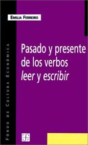 Portada de Pasado y presente de los verbos leer y escribir