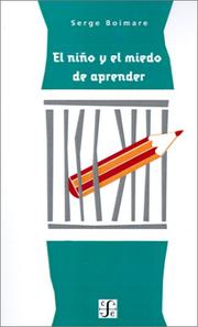 Portada de El niño y el miedo de aprender