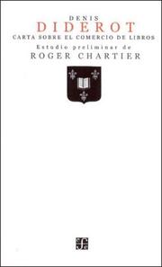 Portada de Carta sobre el comercio de libros