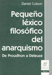 Portada de Pequeño lExico filosOfico del anarquismo