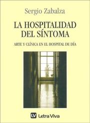Portada de Hospitalidad del sintoma, la