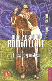 Portada de Vida y obra de ramon llull