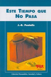 Portada de Este tiempo que no pasa