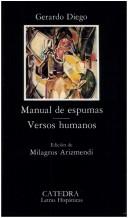 Portada de Manual de espumas; versos humanos