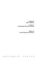 Portada de Obra poetica del conde de salinas, la