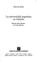 Portada de La universidad argentina en transito