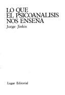 Portada de Lo que el psicoanalisis nos enseña