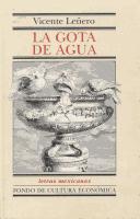 Portada de La gota de agua