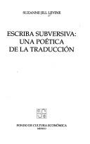 Portada de Escriba subversiva: una poet. de la traducci