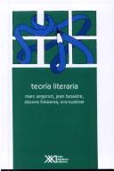 Portada de Teoria literaria