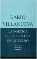 Portada de *F poetica de la lectura en quevedo
