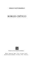 Portada de Borges critico