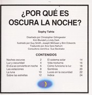 Portada de Por que es oscura la noche?