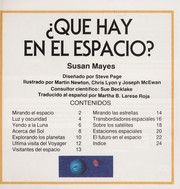 Portada de Que hay en el espacio?