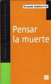 Portada de Pensar la muerte