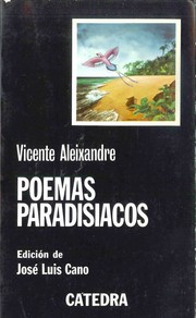 Portada de Poemas paradisiacos