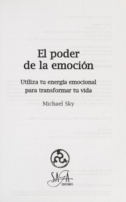 Portada de Poder de la emocion, el