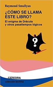Portada de Como se llama este libro?