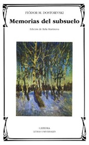 Portada de Memorias del subsuelo