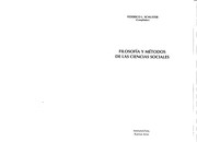 Portada de Filosofia y Metodos de las ciencias soci