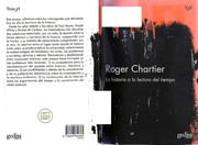 Portada de La historia o la lectura del tiempo