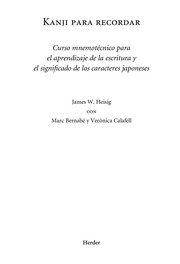Portada de Kanji para recordar I