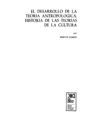 Portada de Desarrollo de la teoria antropologica, el